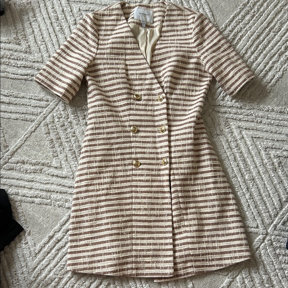 LK Bennett Dresses & Skirts - lk Bennett London Striped Short Sleeve Blazer Dress
